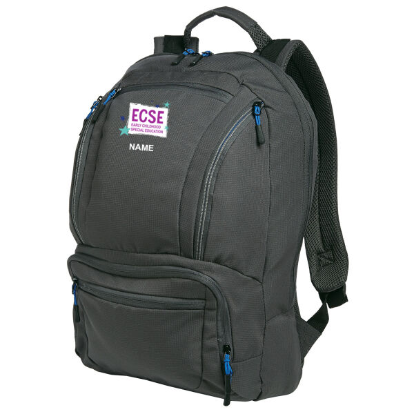 Port Authority® Cyber Backpack - Embroidered Logo **Add Name For $5** Thumbnail