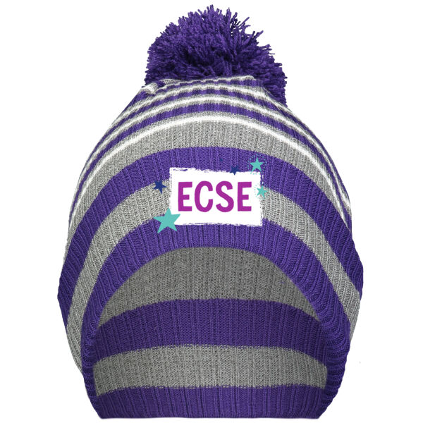 Holloway - Spirit Pom Beanie - Embroidered Logos Thumbnail