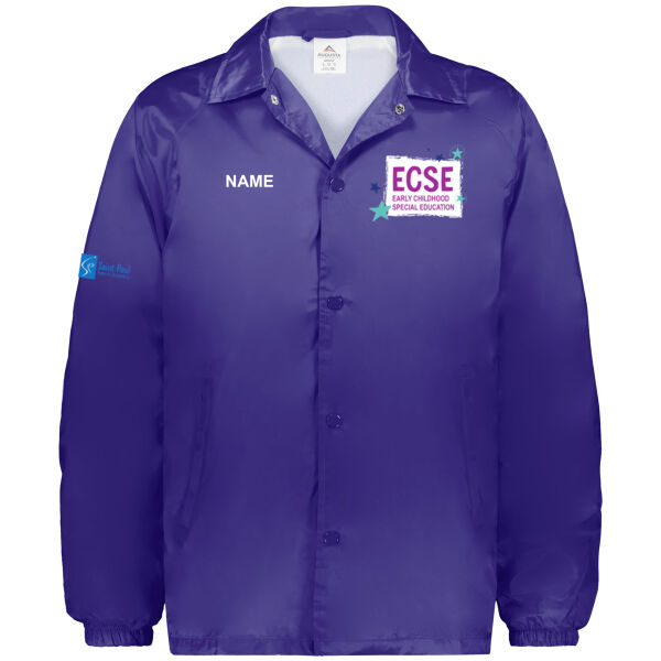 Augusta Sportswear - Nylon Coach's Jacket/Lined - Embroidered Logos **Add Name For $5** Thumbnail