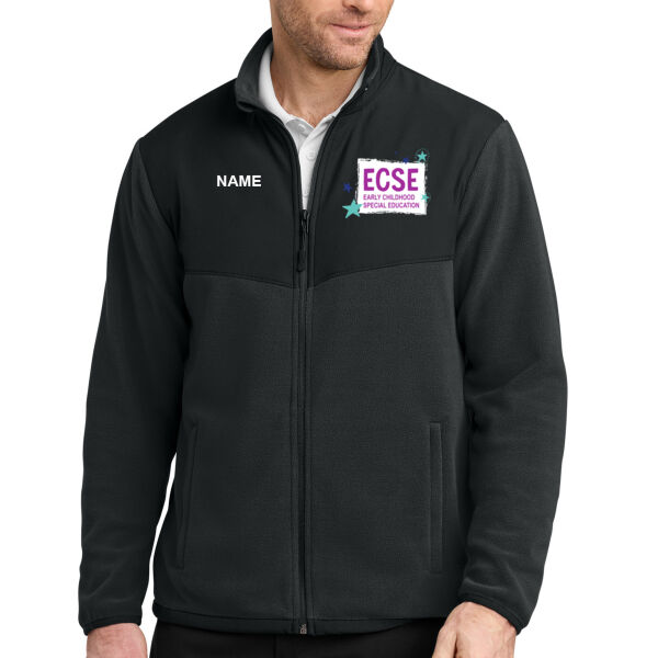 Port Authority® Therma-Tek Fleece Jacket - Embroidered Logos **Add Name For $5** Thumbnail