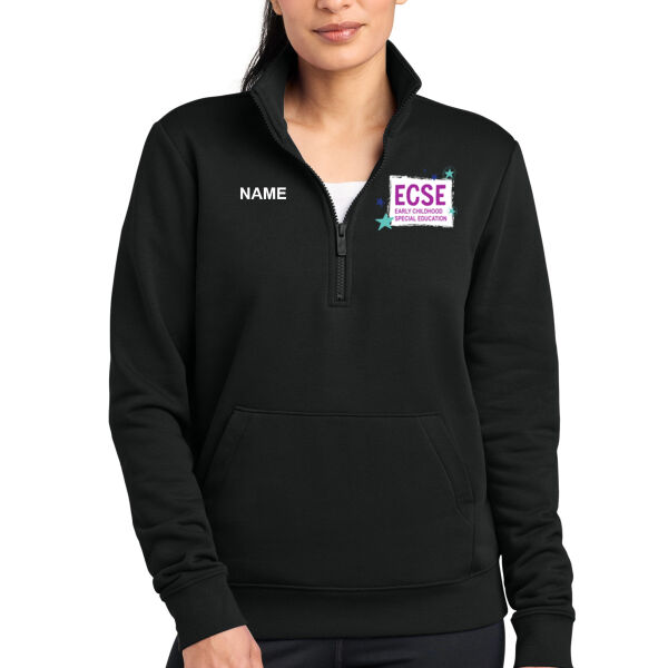 Nike Women's Club Fleece Sleeve Swoosh 1/2-Zip - Embroidered & Printed Logos **Add Name For $5** Thumbnail