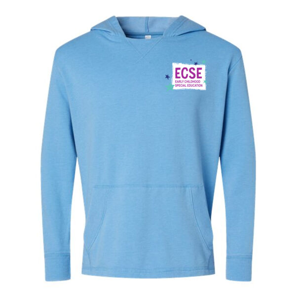 LAT - Unisex Vintage Wash Hoodie Sweatshirt - Embroidered & Printed Logos Thumbnail