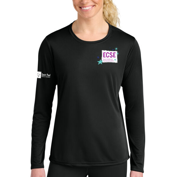A4 Women’s Cooling Performance Long Sleeve Tee - Printed Logos Thumbnail
