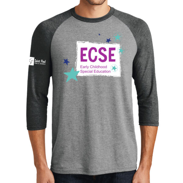 District® Perfect Tri® 3/4-Sleeve Raglan - Printed Logos **Add Name For $5** Thumbnail