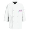 Eight Pearl Button Chef Coat with Thermometer Pocket Thumbnail