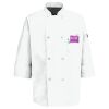 Eight Pearl Button Chef Coat with Thermometer Pocket Thumbnail