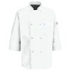 Eight Pearl Button Chef Coat with Thermometer Pocket Thumbnail