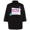 Ten Pearl Button Black Chef Coat Thumbnail