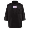Black Knot Button Chef Coat Thumbnail