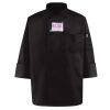 Black Knot Button Chef Coat Thumbnail